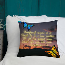 Load image into Gallery viewer, Hope Exists Premium Pillow “Transformation”