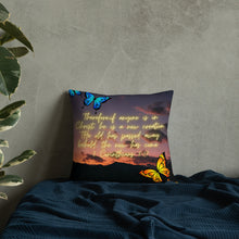 Load image into Gallery viewer, Hope Exists Premium Pillow “Transformation”