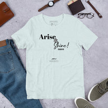 Load image into Gallery viewer, Short-Sleeve women’s Hope Exists “Arise & Shine Isaiah 60” T-Shirt (Black Text)