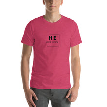 Load image into Gallery viewer, Short-Sleeve Adult Unisex T-Shirt “Hope Exists Logo” (Black Text)