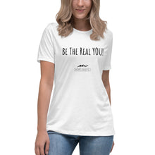 Load image into Gallery viewer, Women's Relaxed “Be The Real You” Hope Exists T-Shirt