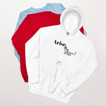 Load image into Gallery viewer, Women’s Hope Exist’s Hoodie “Arise &amp; Shine Isaiah 60” (black text)

