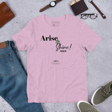 Load image into Gallery viewer, Short-Sleeve women’s Hope Exists “Arise &amp; Shine Isaiah 60” T-Shirt (Black Text)
