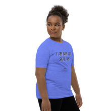 Load image into Gallery viewer, Youth Unisex Short Sleeve Hope Exists T-Shirt “I Am Who God Says I Am”  (Black Text)
